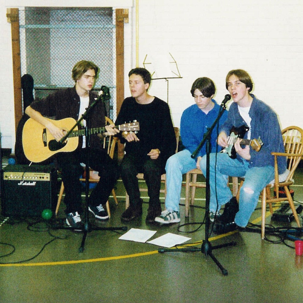 Christopher Russell's band at Goring village f&ecirc;te, 1994