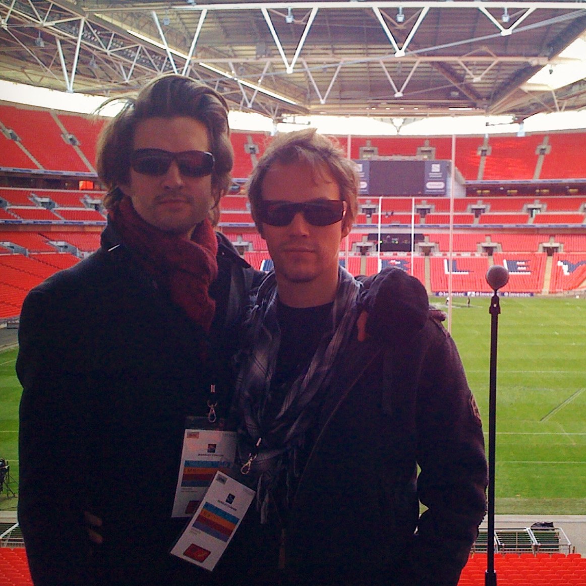 Christopher Russell at Wembley Stadium, 2010